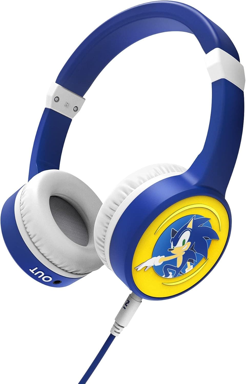 Energy Sistem Auriculares LOL&Roll Sonic Kids Headphones (Music Share, cabo de áudio removível, volume limita 85 dB, microfone) azul