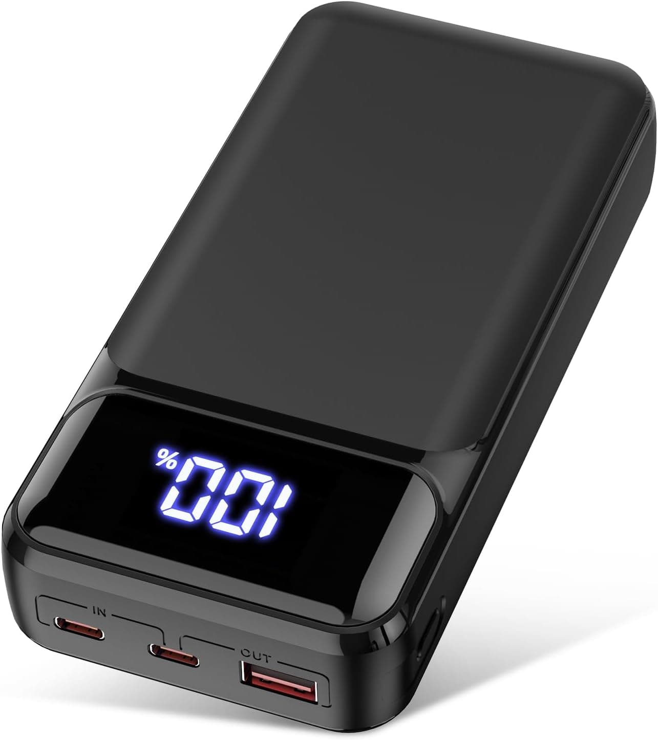 EVARY 24000mAh Power Bank | Carregador portátil de alta capacidade com USB-C PD 22,5 W, lanterna e múltiplas saídas