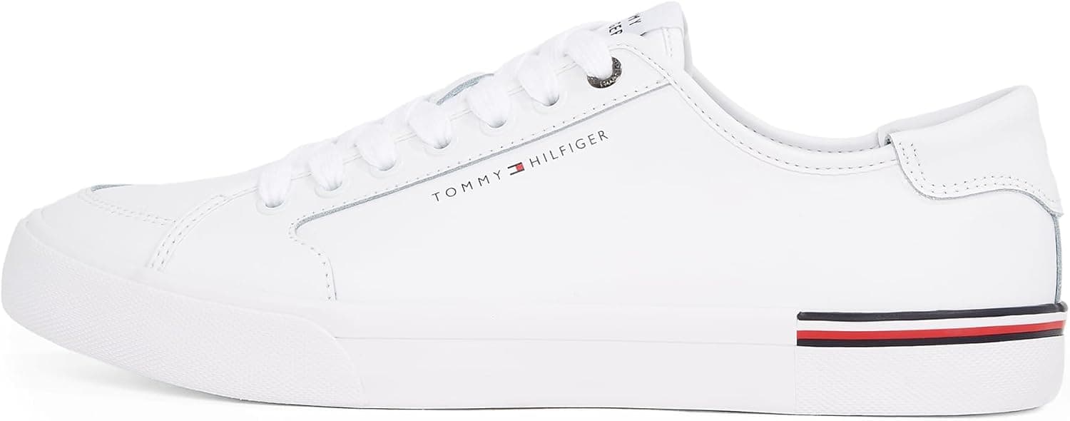 Tommy Hilfiger Core Corporate Vulc Leather Fm0fm05399 sapatilha unissexo