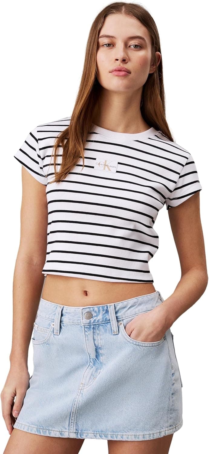 Calvin Klein Jeans T-shirt de manga curta para mulher