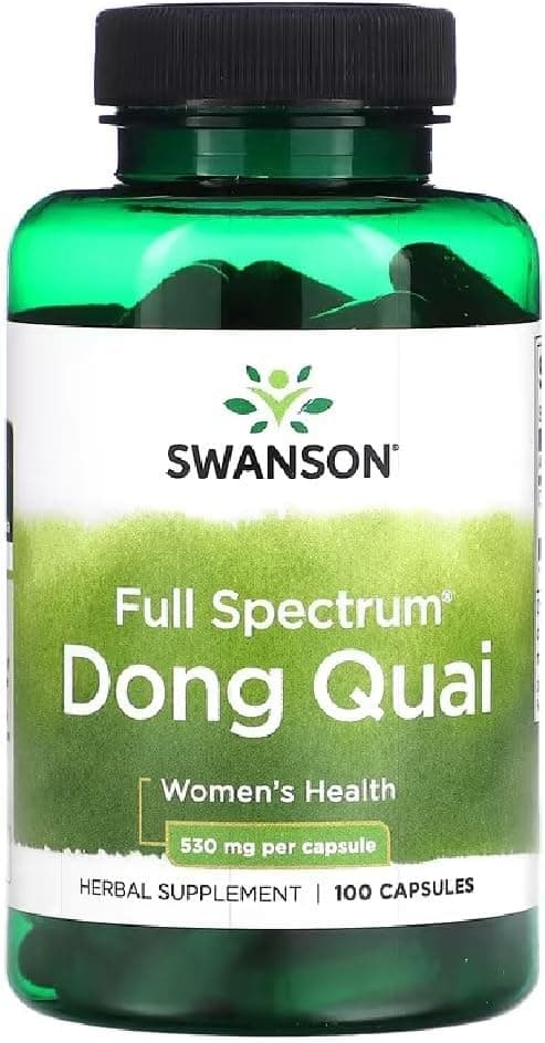Swanson - DONG QUAI 530 mg | Apoio natural para o bem-estar feminino, 100 cápsulas