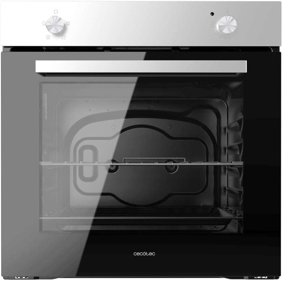 Cecotec Forno de bowlero integrado Hexa C126000 Inox A 2800 W, capacidade de 77 l, 4 funções, Steam Assist, Steam EasyClean, Fan, vidro triplo, classe energética A, luz interior