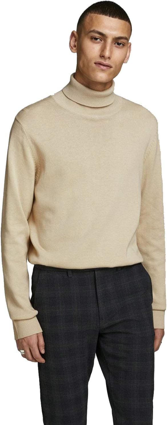 JACK & JONES Turtleneck Plain camisola para homem