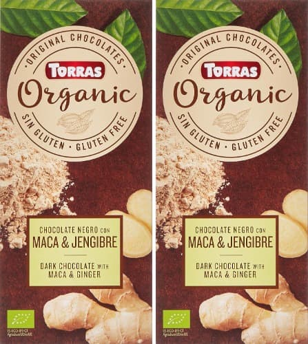 Torras - Chocolate preto com Maca e gengibre, 100 g BIO