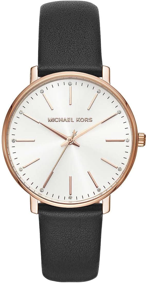 Michael Kors Pyper Relógio para mulher, movimento de quartzo com correia de aço inoxidável ou pele