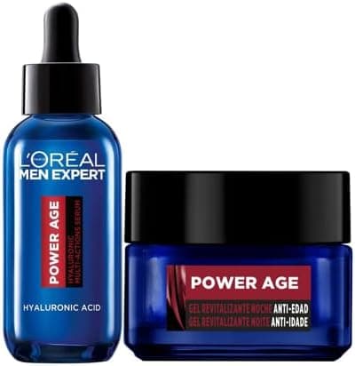 Rutina L'Oréal Men Expert Power Age: sérum ácido hialurónico 30 ml creme de noite