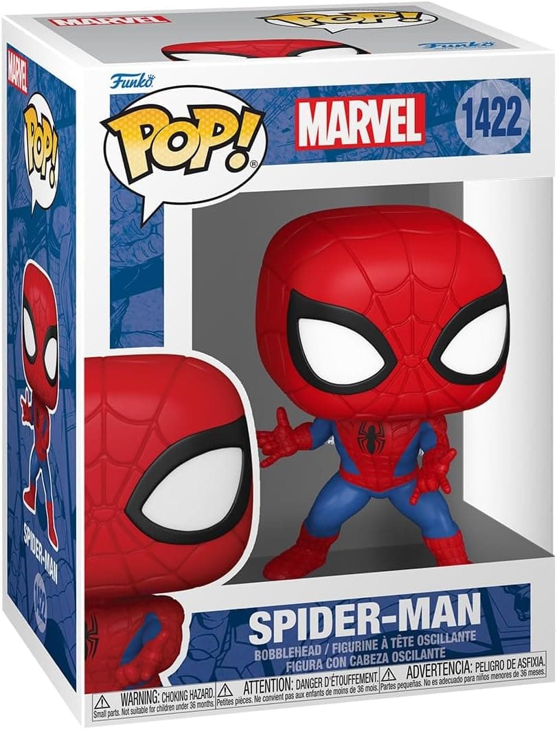 Funko Marvel New Classics Spider-Man | Figura colecionável de 9 cm