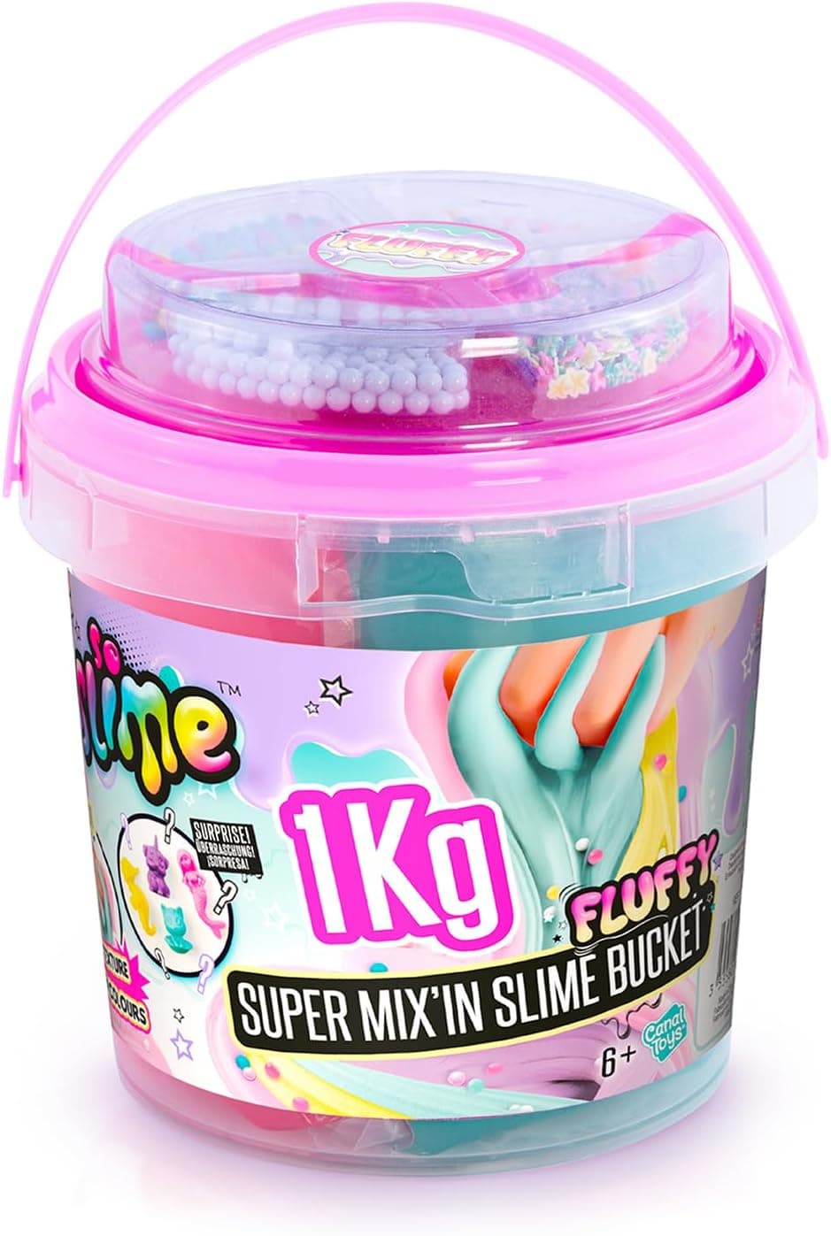 Canal Toys - So Slime - Super cubo de Slime Mix' in com decorações SDO. - SSC148