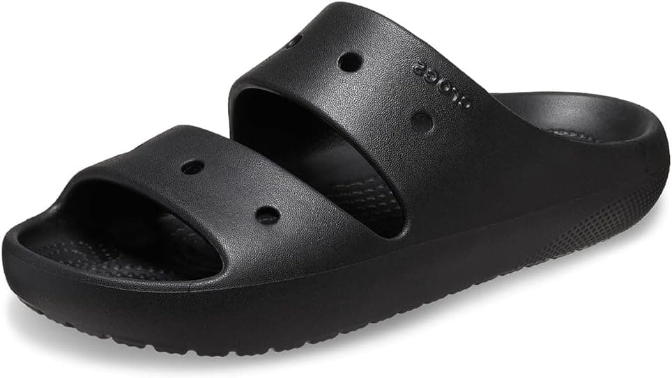 Crocs Classic Sandal V2 | Sandálias unissexo em preto e branco