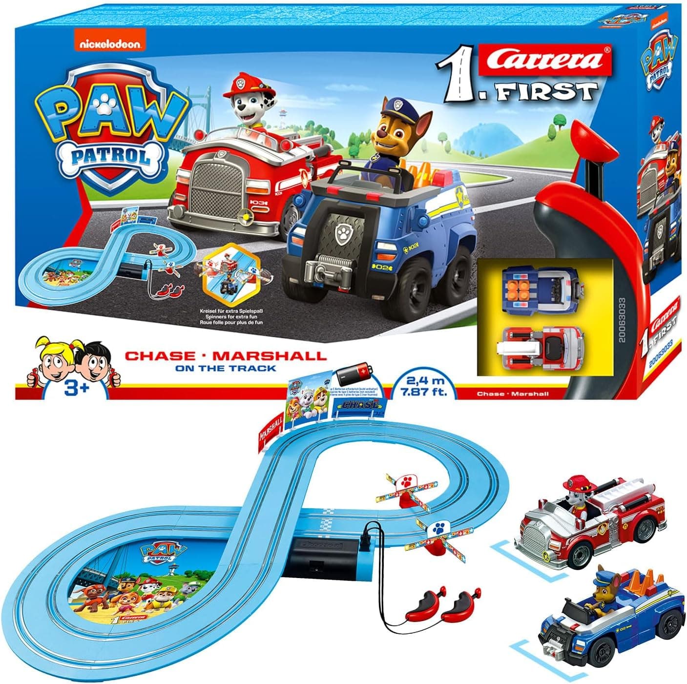 Carrera 369-3033 Hipódromo Chase Marshall, para crianças, multicolor