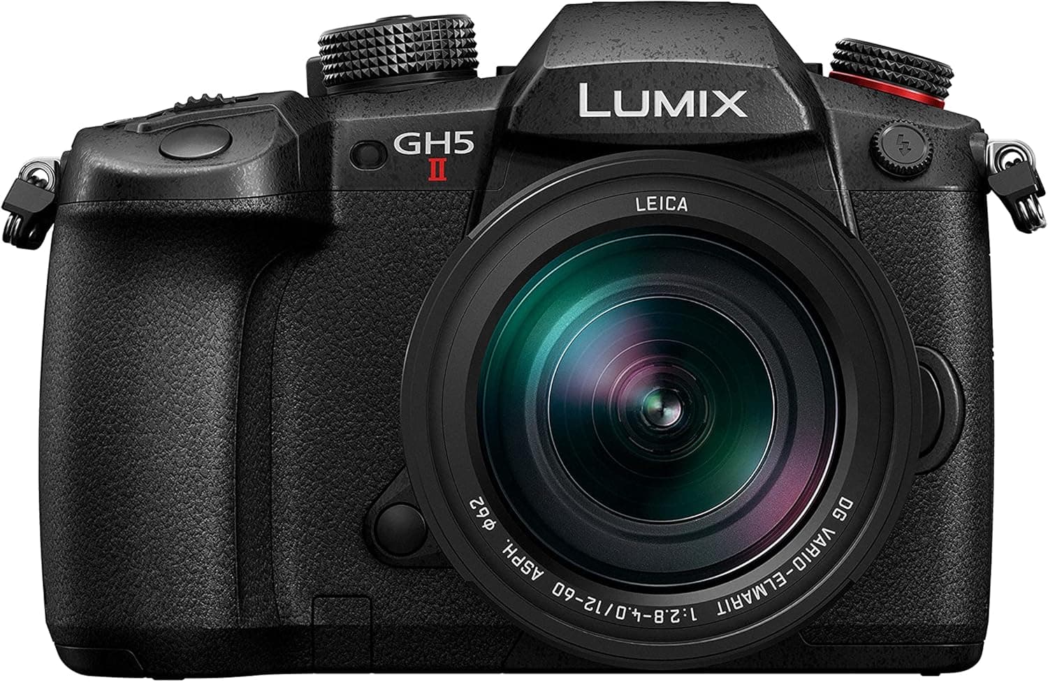 Panasonic Lumix DC-GH5M2LE Câmara EVIL com lente LEICA 12 - 60 mm/F4 (20 MP, 4K, estabilização dupla, proteção contra frio, pó e dalpicadas de água), cor preta