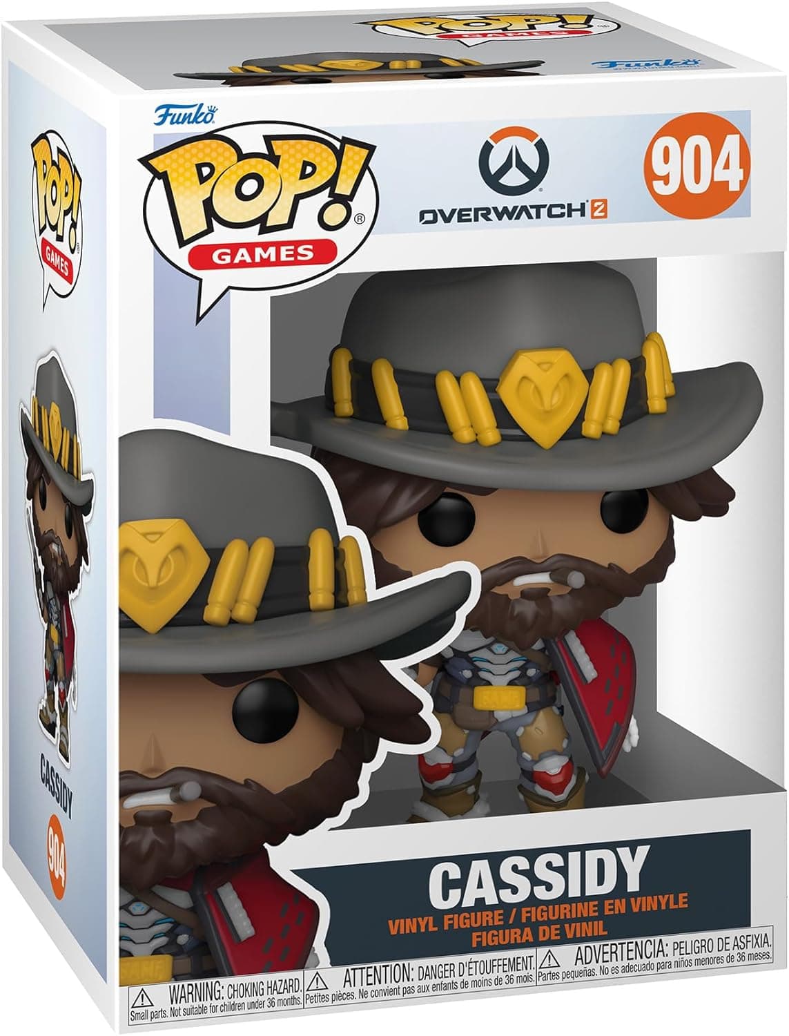 Funko Pop! Games: Overwatch 2- Cassidy - McCree - Figura de vinil colecionável - ideia de presente- Mercadoria oficial 