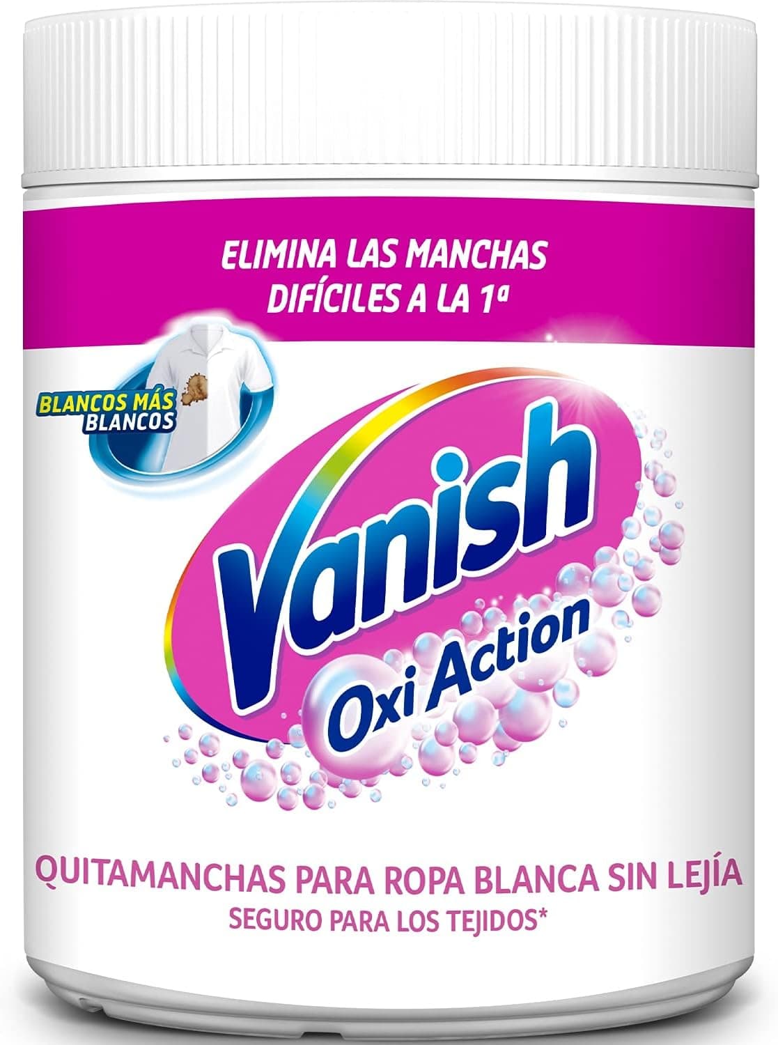 Vanish Oxi Action Removedor de manchas e branqueador pó para roupa branca - 900 g