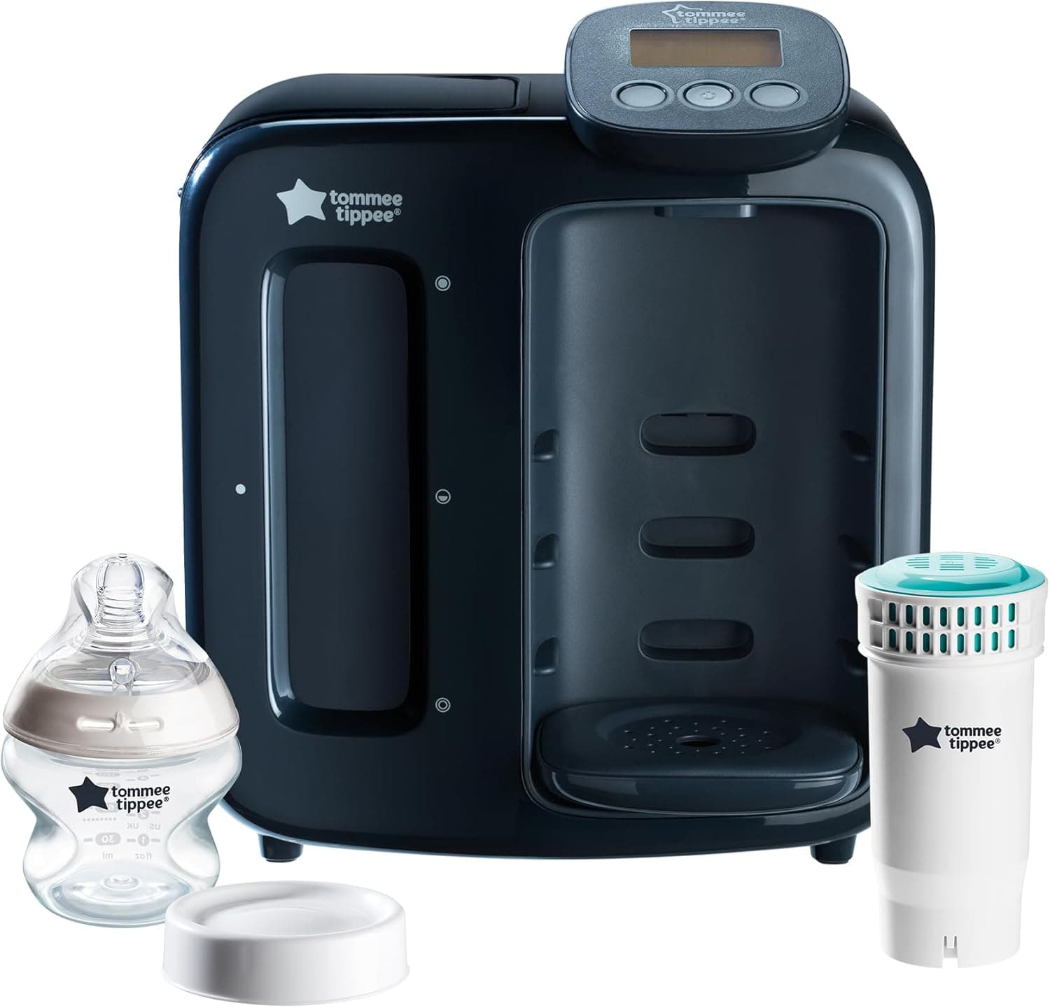 Tommee Tippee Perfect Prep Day and Night | Preparador de biberões preto para uso diurno e noturno