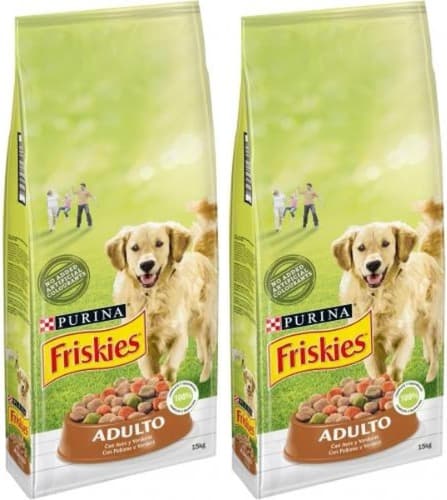 Friskies Purina Friskies Alimentação para cão adulto com aves e legumes, saco de 15 kg
