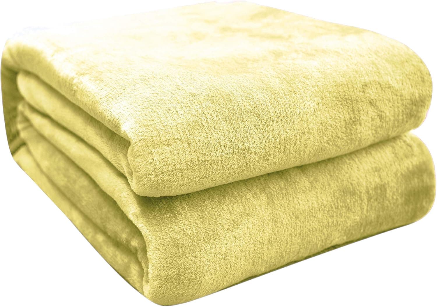FARFALLAROSSA Cobertor polar de flanela extra suave, 70 x 100 cm, mantas infantis, amarelo