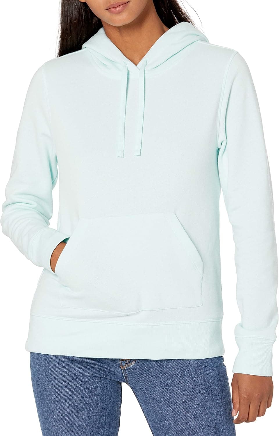 Amazon Essentials Camisola com capuz e corte regular de pelúcia francesa (disponível em tamanhos grandes) mulher