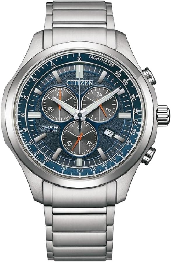 Citizen AT2530-85L | Relógio desportivo de pulso prateado com bracelete metálica para homem