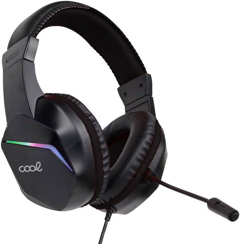 Cool Vista Headset Gaming Stereo Multiplataforma com Adaptador Áudio e Iluminação