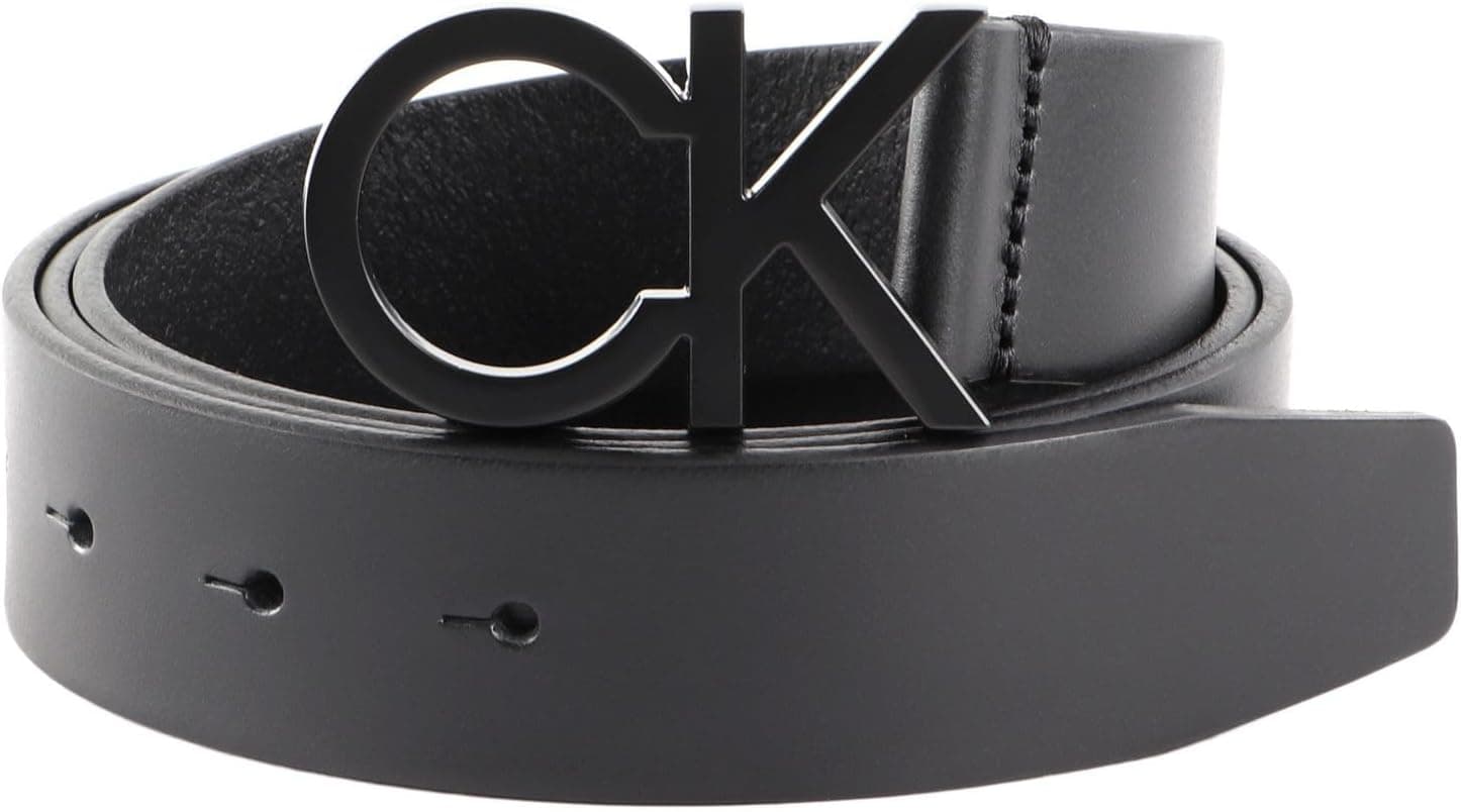 Calvin Klein Cinto de homem Ck Buckle Belt 3,5 cm cinto de couro