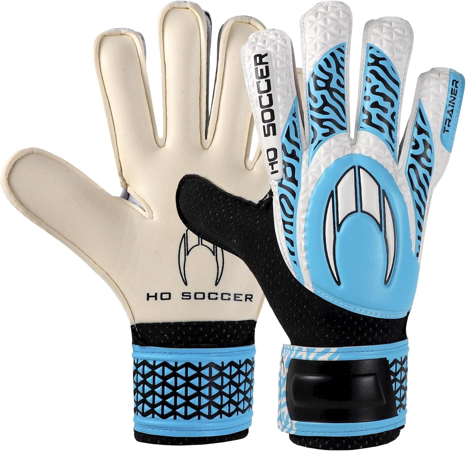 HO SOCCER Trainer Arena Blue Luvas de guarda-redes unissexo