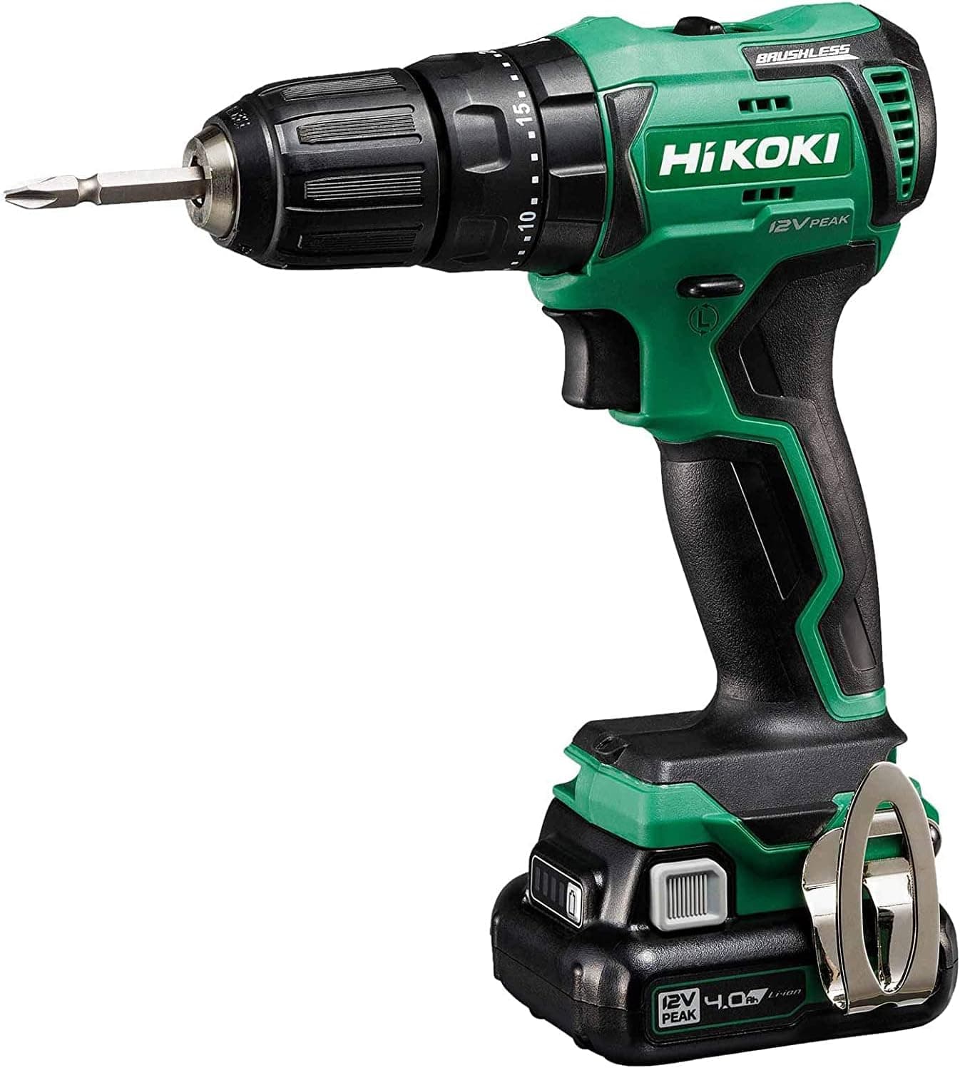 Hikoki DV12DDWHZ - Broca combinada sem escovas a bateria de lítio 12V (10.