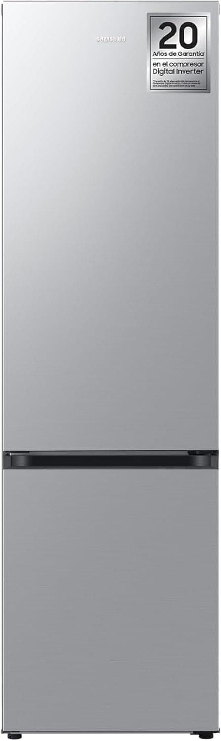 SAMSUNG RB38C600ESA/EF Frigorífico combinado de 200 cm, 390 L, classe E, cor branca, SmartThings AI Energy Mode, tecnologia SpaceMax™
