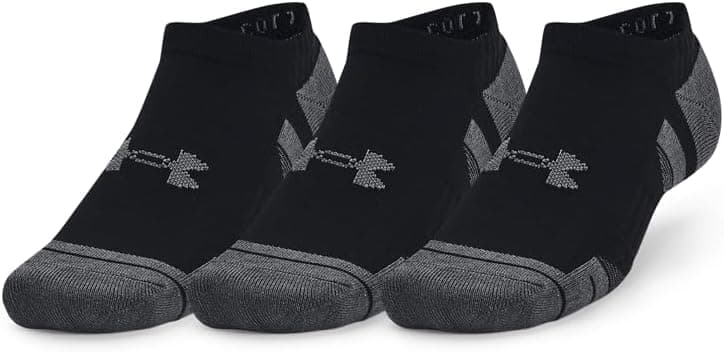 Under Armour meias de algodão unissexo, pack de 3