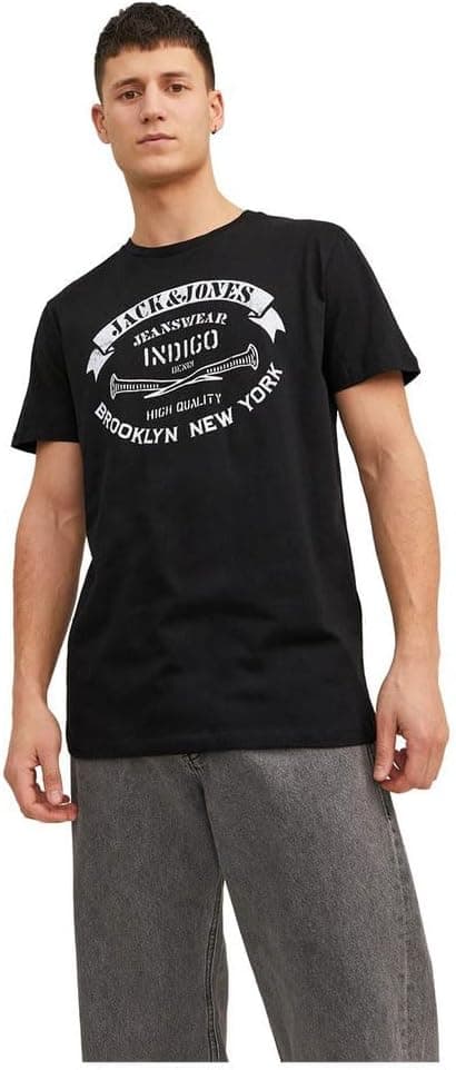 Jack & Jones | T-shirt preta para homem