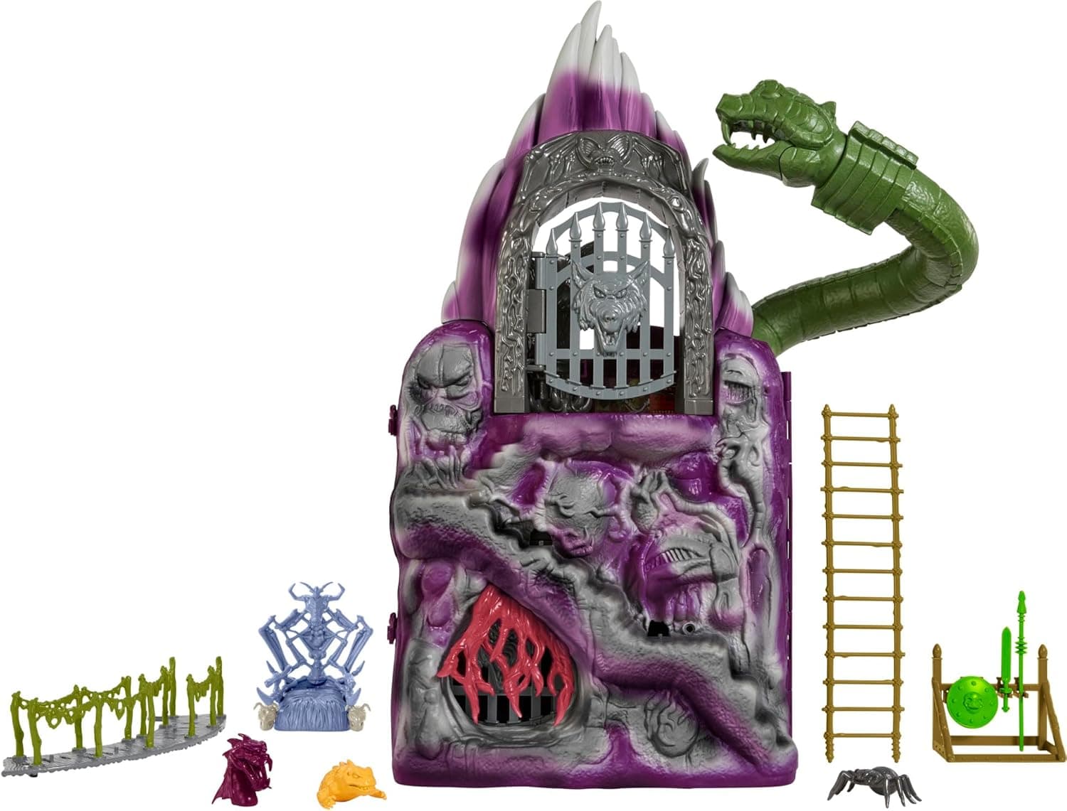 Masters of the Universe MOTU Montanha serpente força para figuras de ação com acessórios, brinquedo + 6 anos (Mattel HPG41)