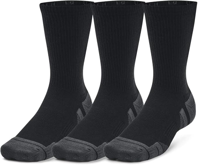 Under Armour Ua Performance Tech 3pk Crew UA Performance Tech 3 unidades unissexo para adulto, embalagem de 1