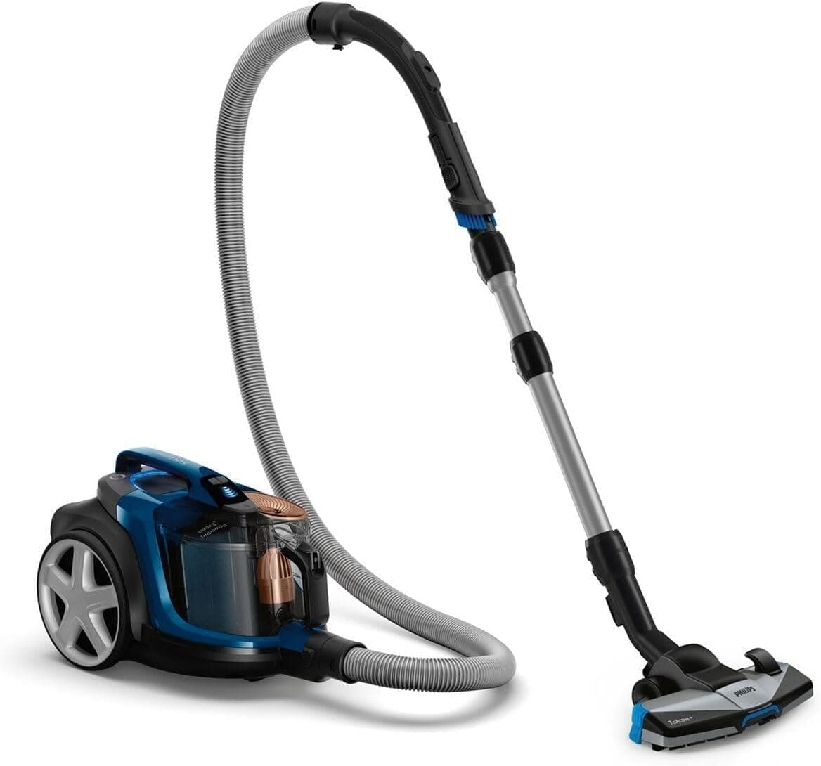 Philips Aspirapolvere Senza Sacco PowerPro Expert (900 W, capacidade de 2 litros, tamanho Spazzola TriActive), BLU/Nero (FC9745/09)