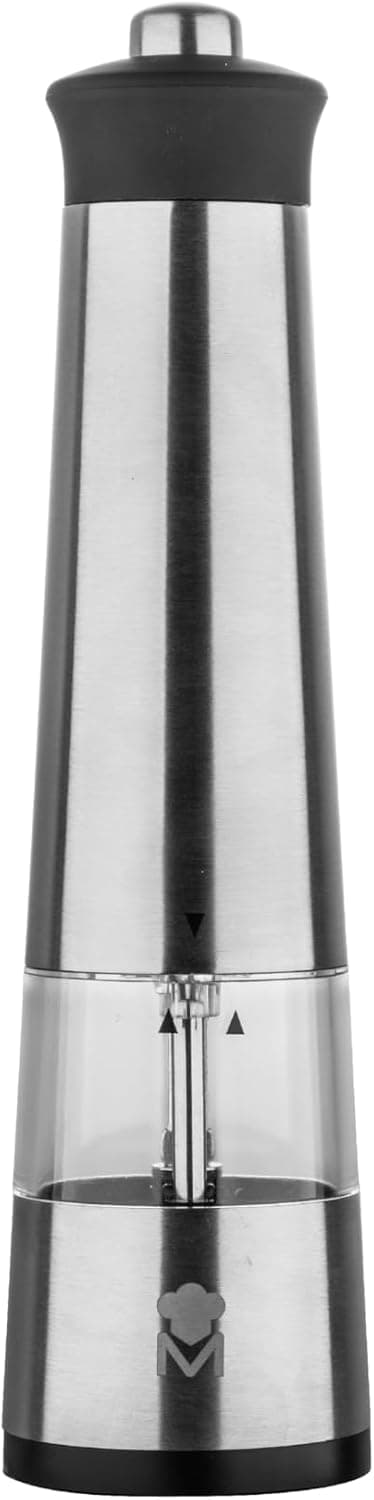 Moedor de pimenta elétrico 5,6 x 22 cm aço INOX FOODIES COLETION MP