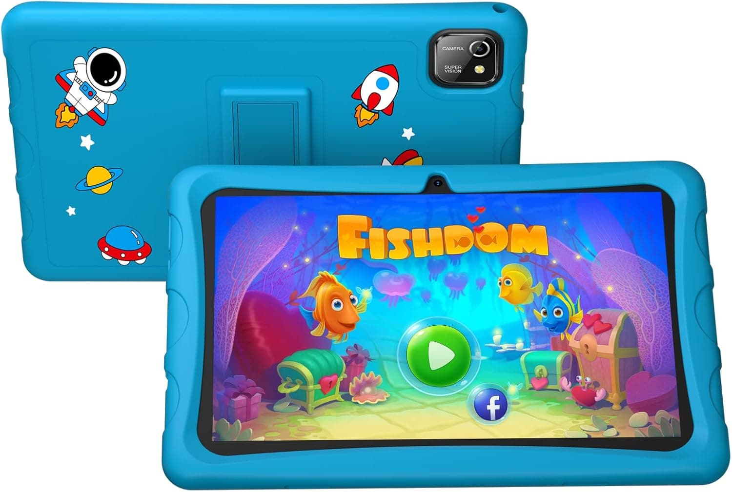 Genérico Tablet crianças 10 polegadas Android 14 120 Hz tablets 12 GB RAM 128 GB ROM/TF 2TB tablet menina WiFi 6, controlo parental, Octa Core, 5100 mAh bateria 10 W, 8 MP + 5 MP dupla câmara