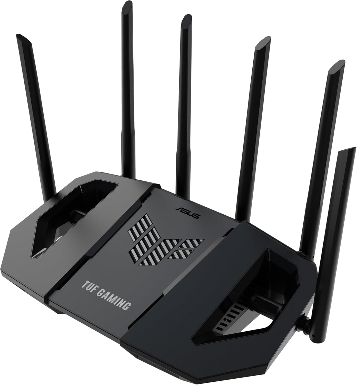 ASUS TUF Gaming BE6500 Router Gaming Extensível WiFi 7 de banda dupla, quatro portas, 2,5 GbE, Smart Home Master