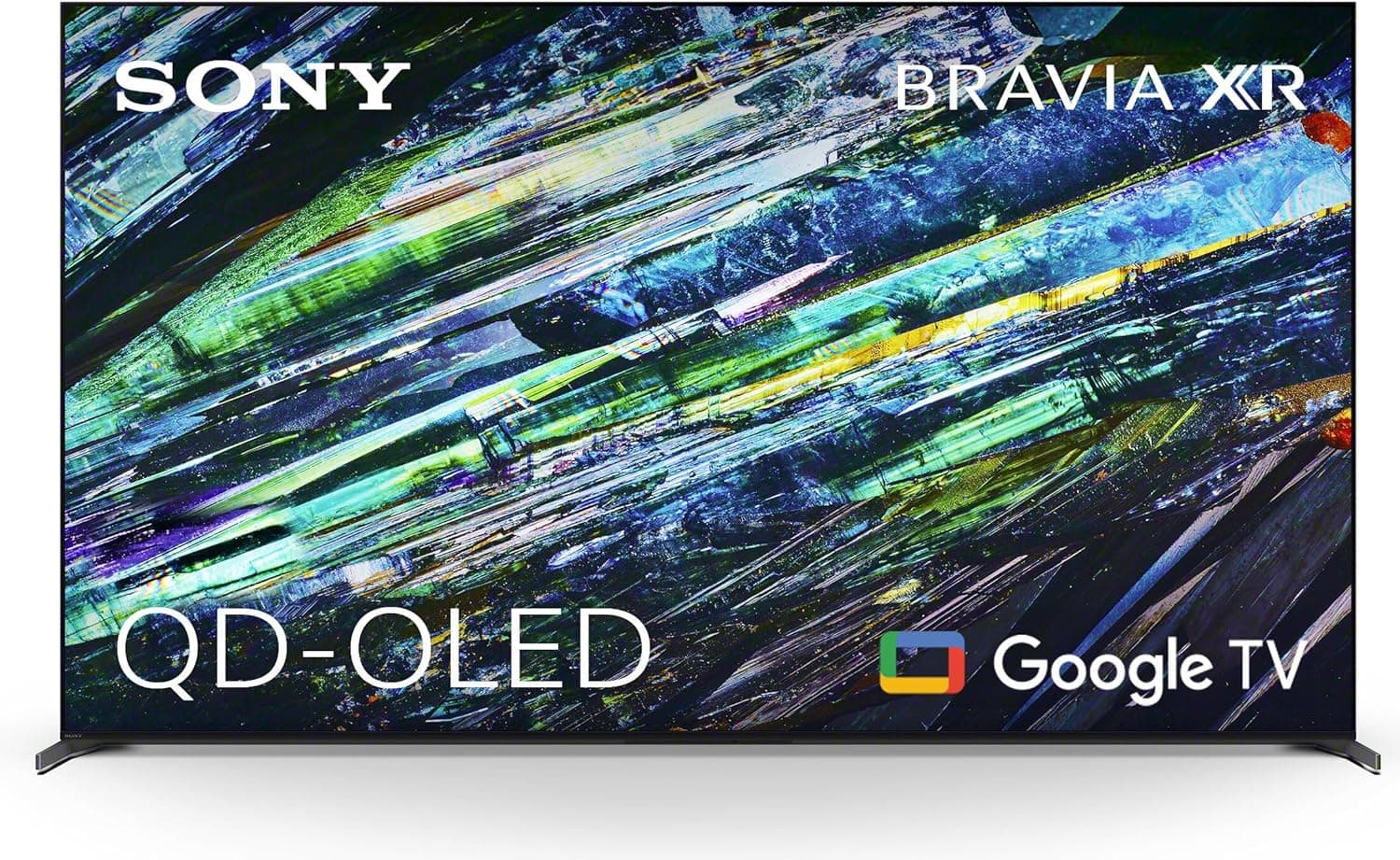 Sony BRAVIA XR-55A95L Televisor, QD-OLED, OLED, 4K HDR, Google TV, Bravia Core, ideal para PlayStation5, moldura de alumínio