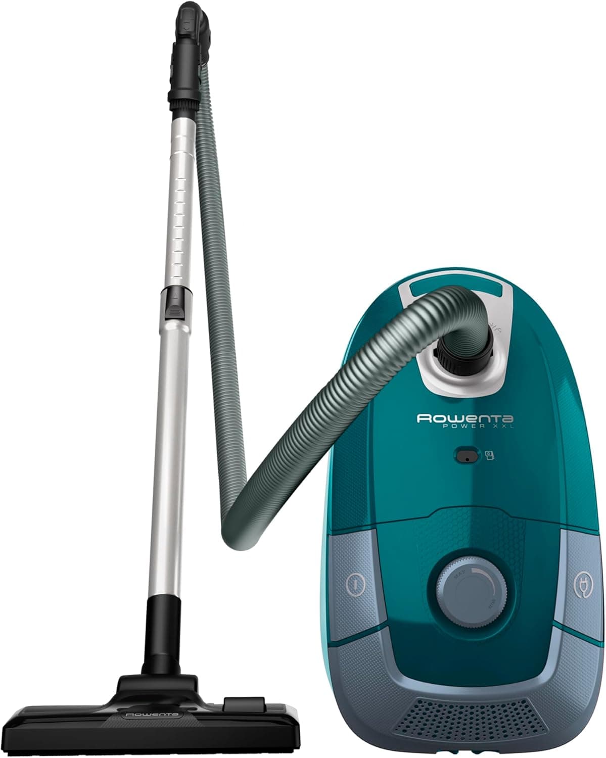 Rowenta Aspirador de trenó com saco de alta filtração e 3 filtros, 4,5 l, verde e cinzento