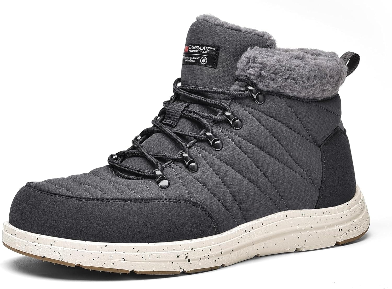 Bruno Marc Botas de neve antiderrapantes inverno quente homem trekking botas para homem