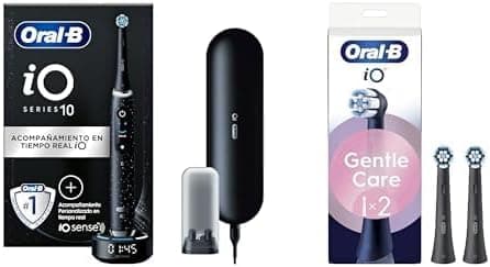 Oral-B iO 10 | Escova de dentes elétrica com estojo de viagem e 3 cabeças de substituição