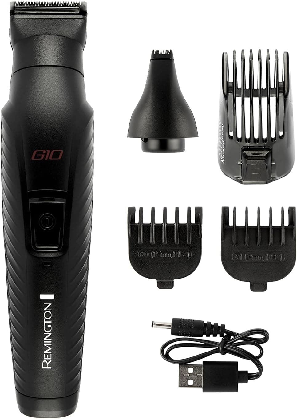 Remington G10 PG2100 | Máquina multifunções 10 em 1 para barba, cabelo e pêlos faciais com 5 acessórios