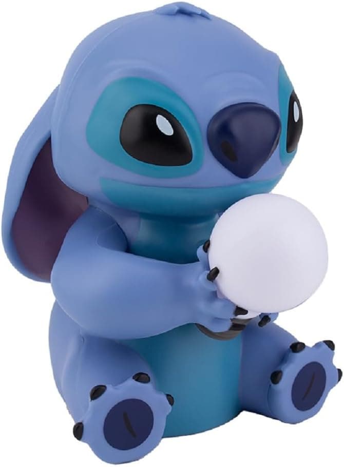 Luz de Stitch - produto oficial Lilo & Stitch, candeeiro colecionável Disney, luz noturna decorativa para mesa de cabeceira