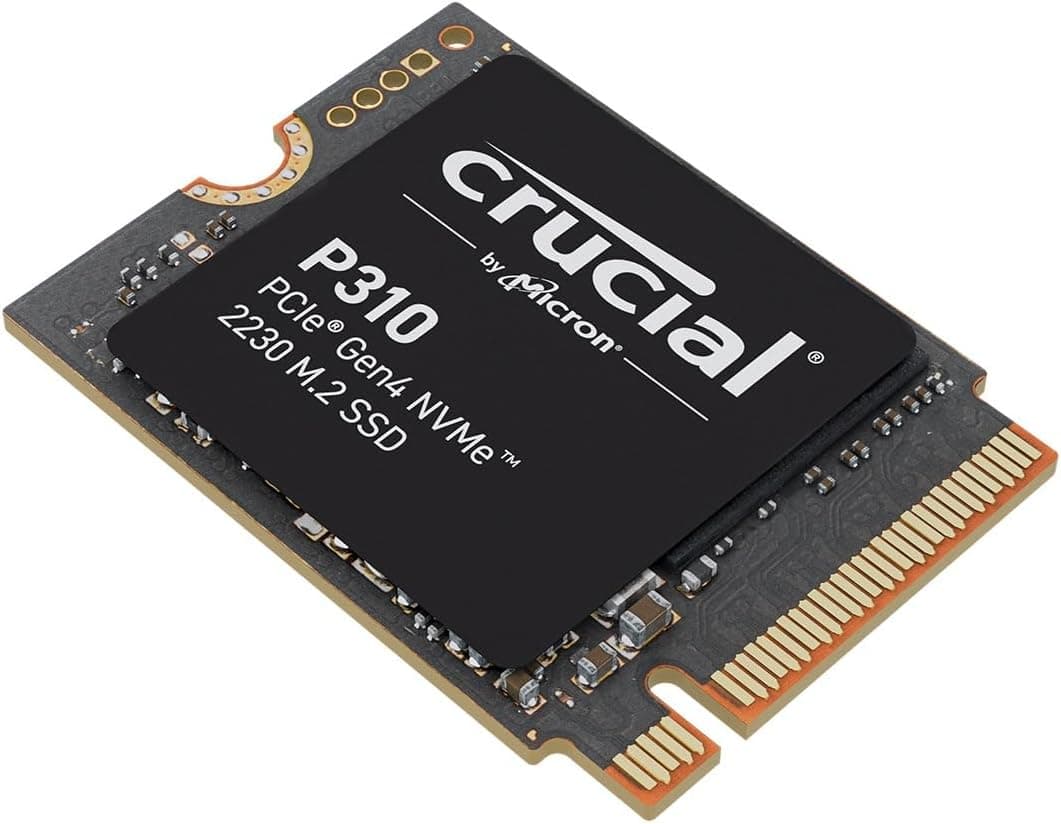 Crucial P310 CT1000P310SSD2 | SSD interno 1 TB M.2 2230 PCIe Gen4 NVMe até 7100 MB/s compatível com Steam Deck, ASUS ROG Ally, MSI Claw e Surface