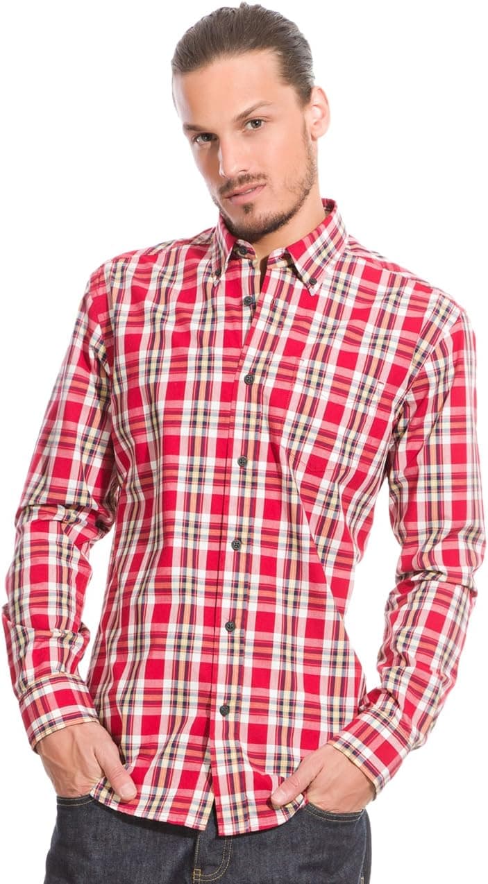 Camisa Springfield Poplin em Tecido Tartan