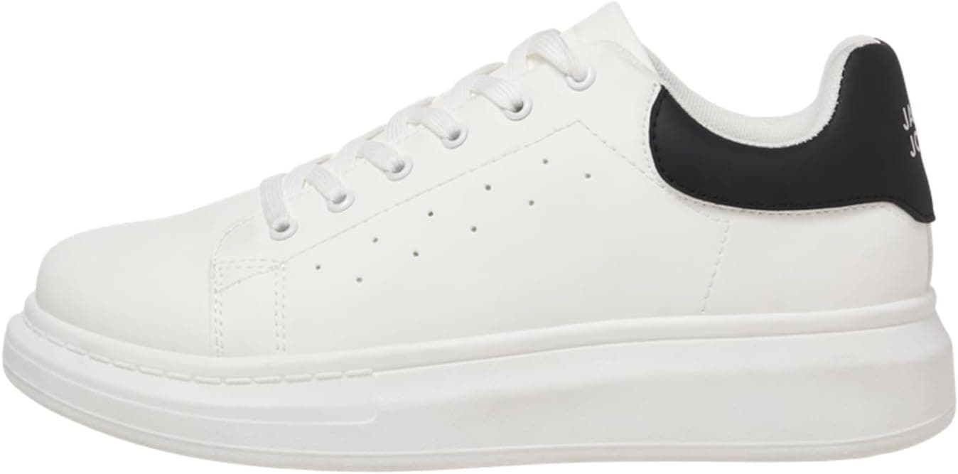 JACK & JONES Sneaker, Jfwbolton PU Styd Sn- Sapatilhas desportivas para homem