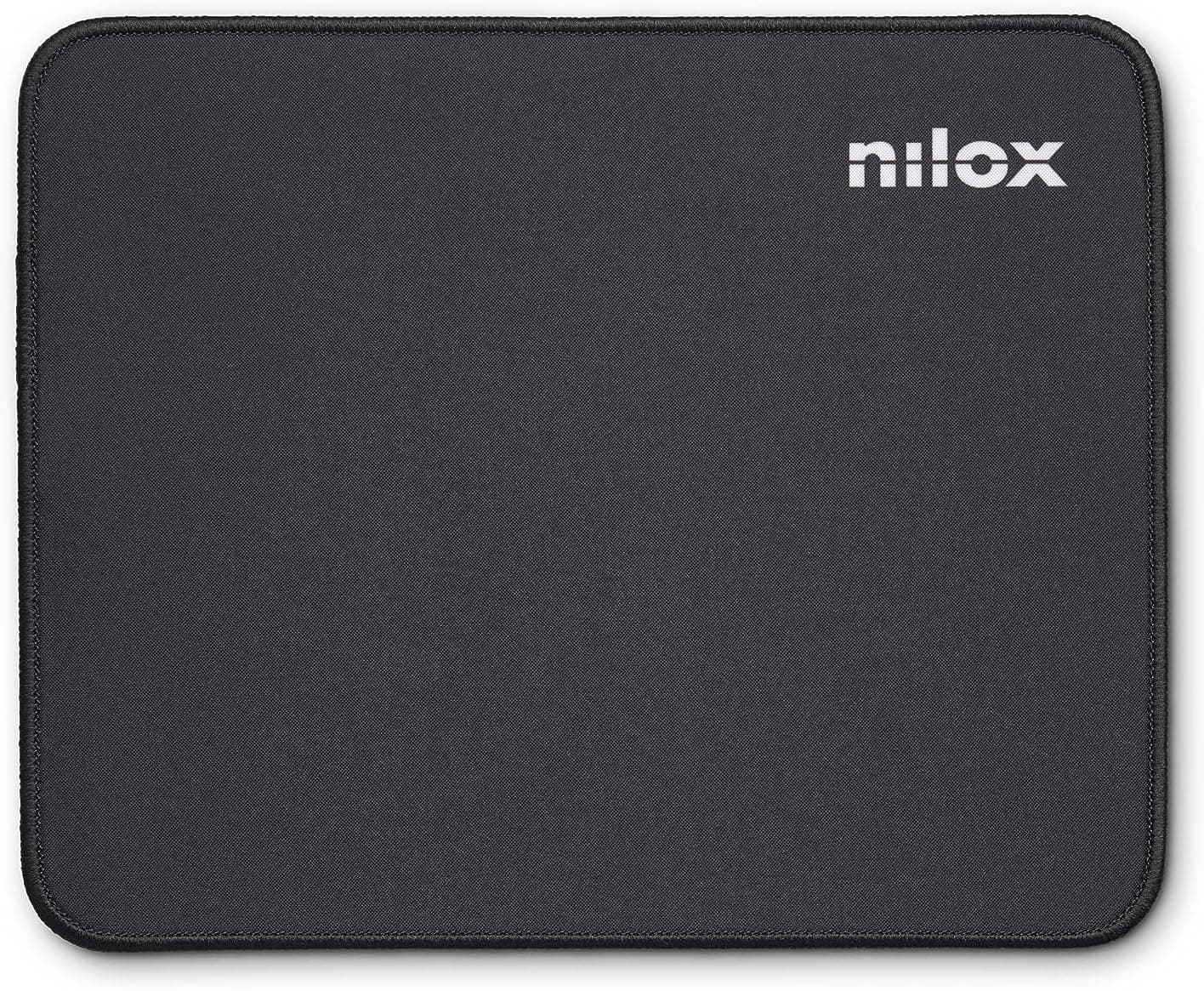Nilox NXMP001 | Tapete de rato antiderrapante preto 260x210x3 mm