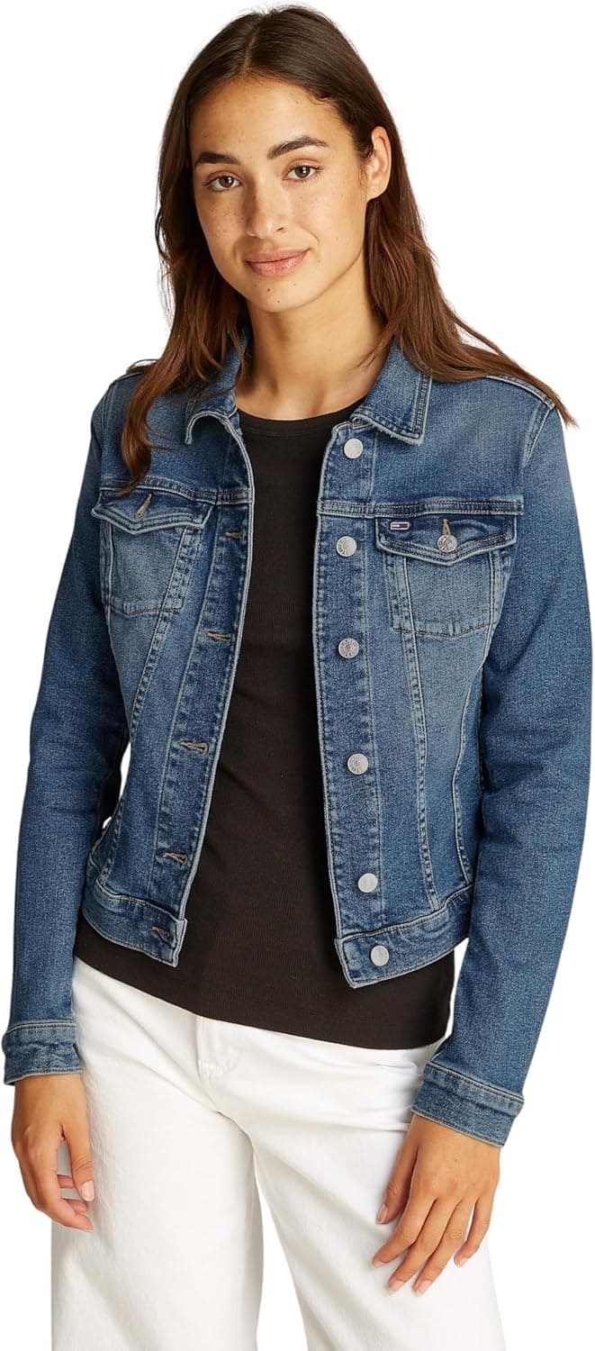 Tommy Jeans Casaco Trucker para mulher, S
