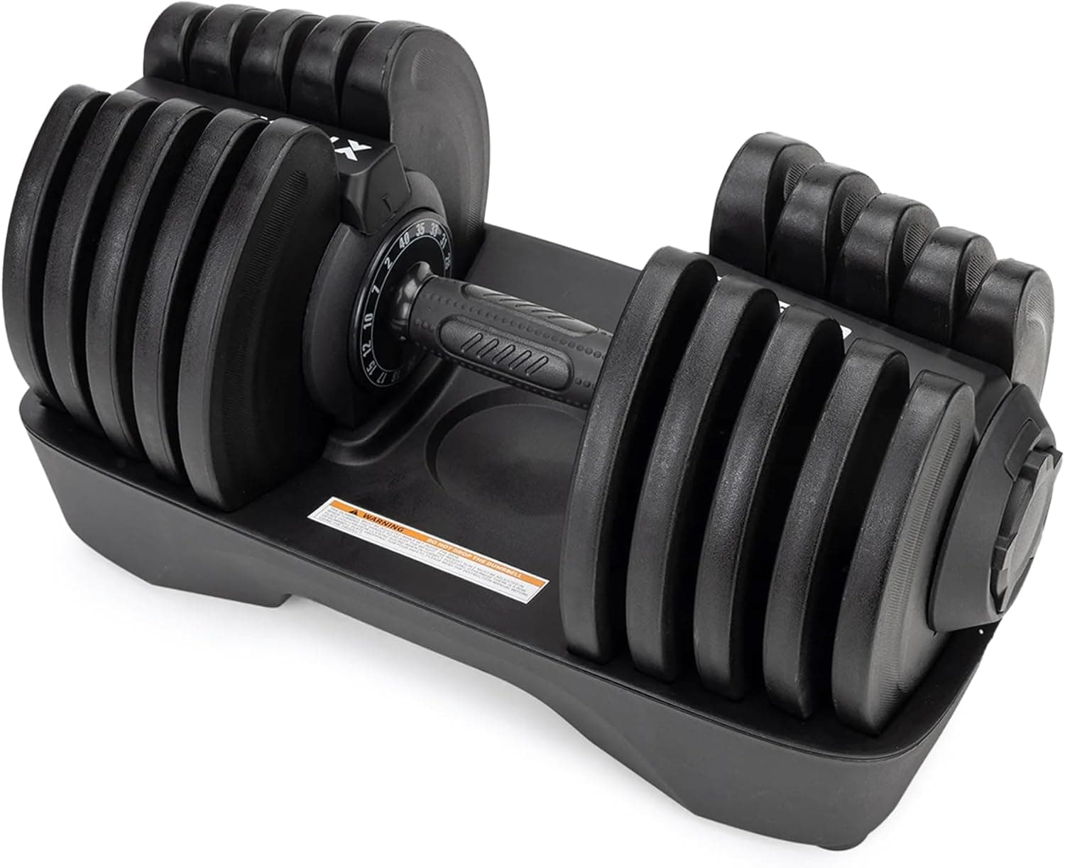 TREXO Haltere ajustável com cabo ergonómico antiderrapante, peso máx 18 kg