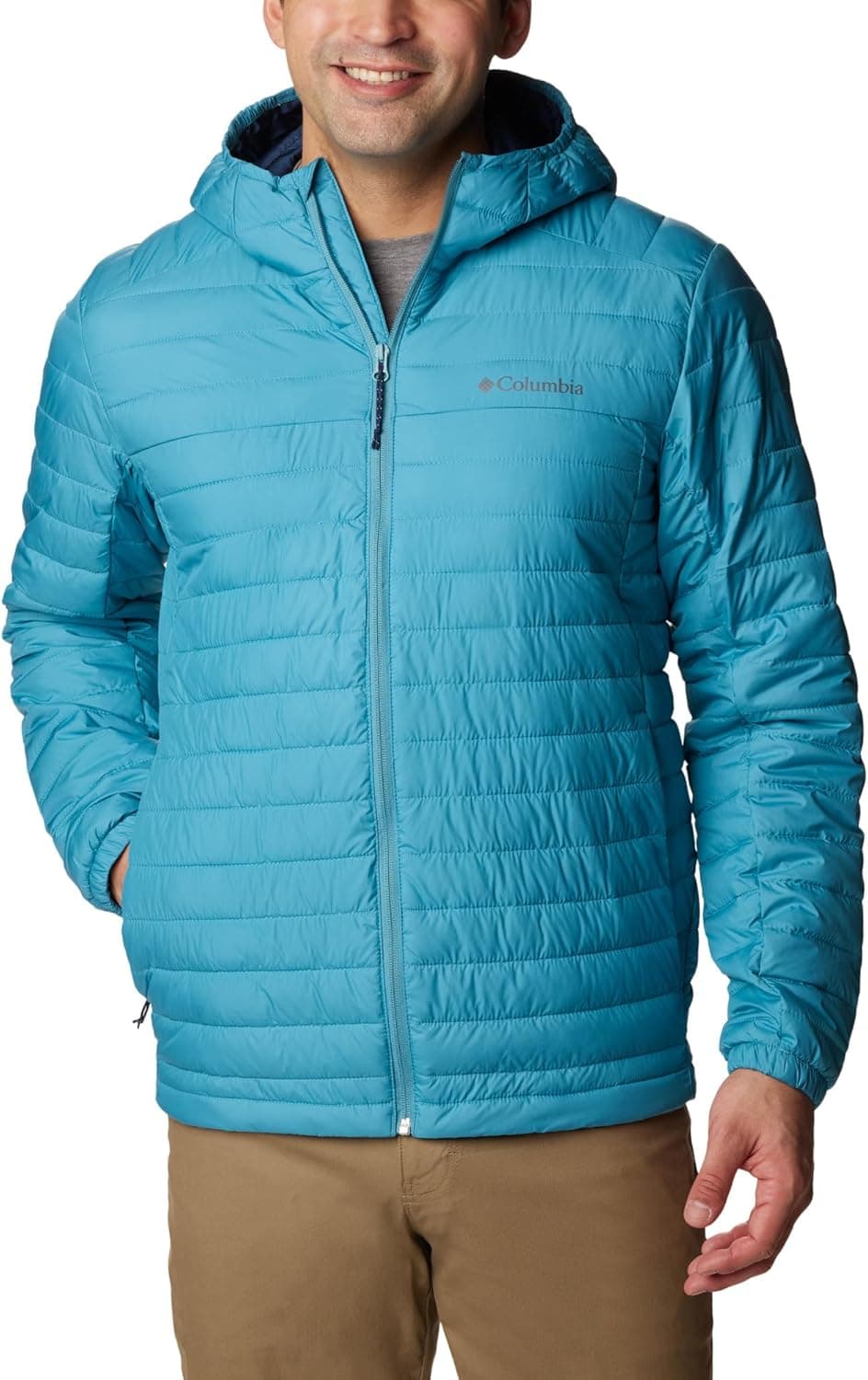 Columbia Silver Falls Hooded Jacket, casaco acolchoado com capuz para homem