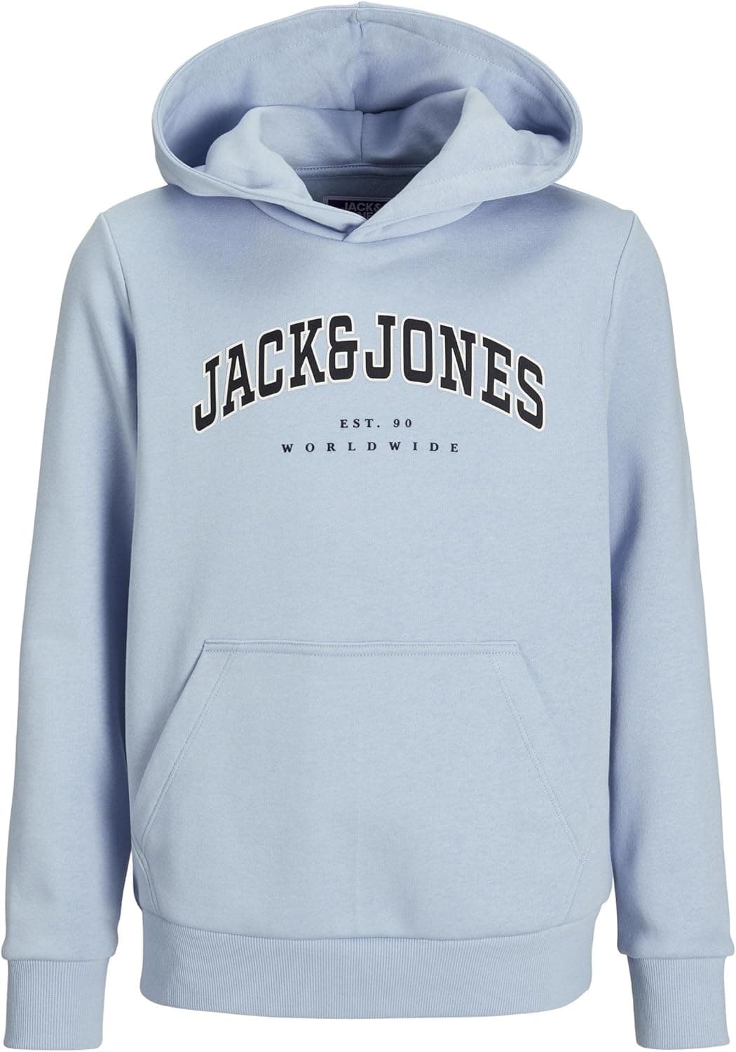 JACK & JONES Jjecaleb Varsity Sweat Hood Noos Jnr camisola com capuz para crianças