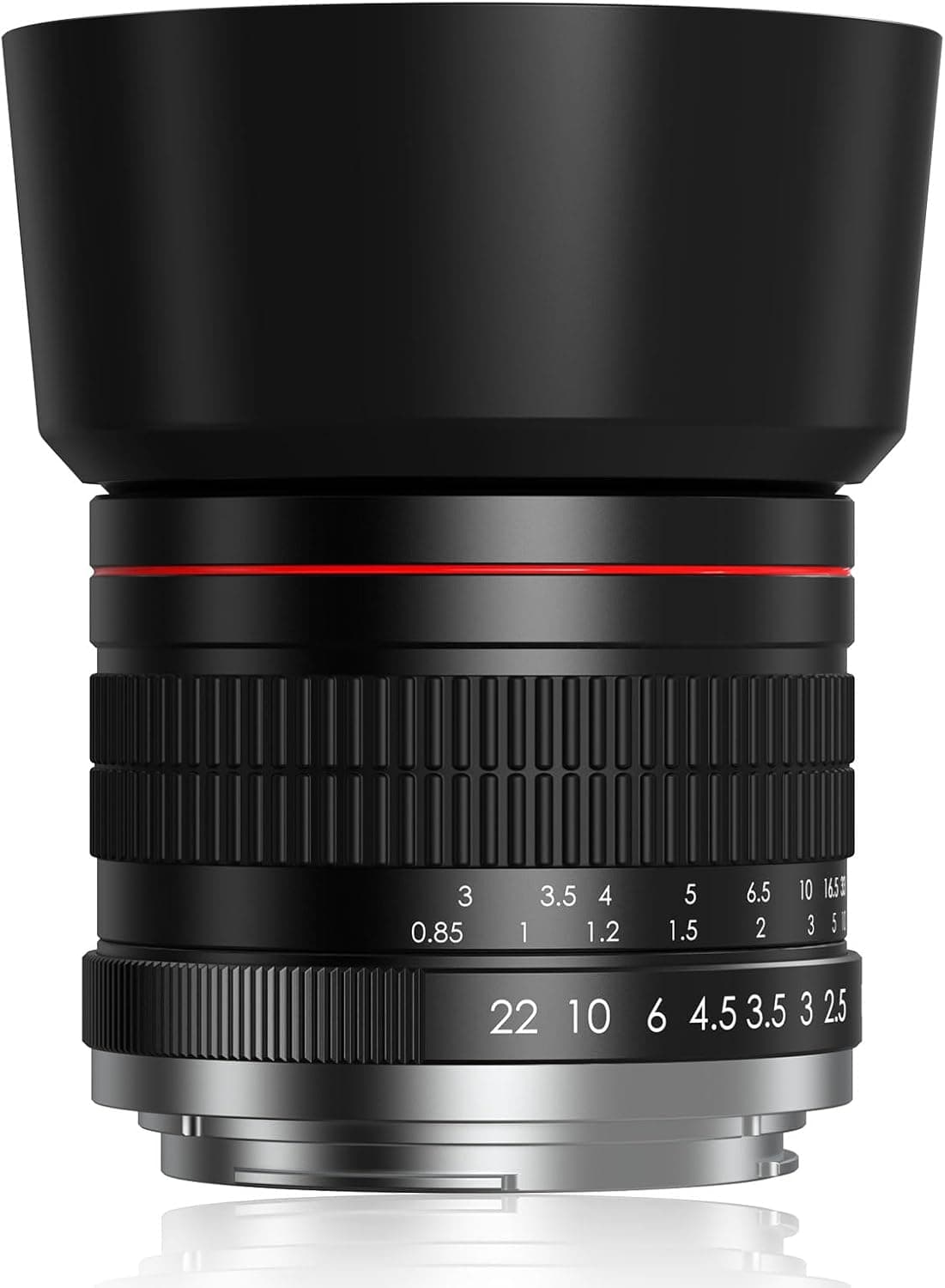 Lente vertical F1,8 de 85 mm - lente RF de foco manual para câmara Canon EOS R/Ra/RP/R3/R5/R5 C/R6/R6 Mark II /R7/R8/R10/R50/R100 sem espelho